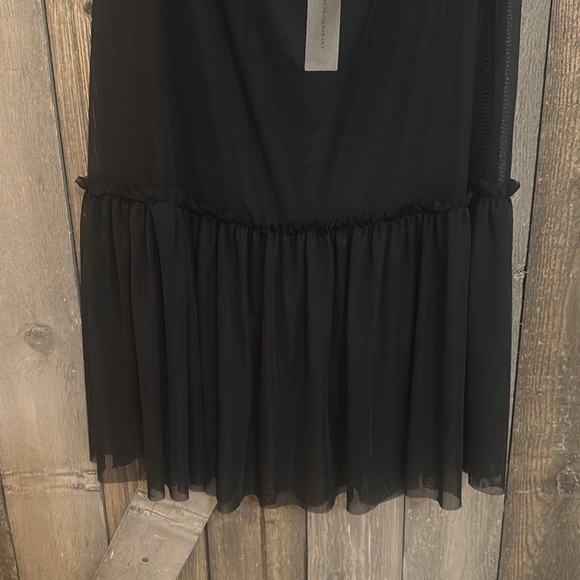 NWT Anthropologie Black Tiered Petticoat Skirt - Picture 3 of 5